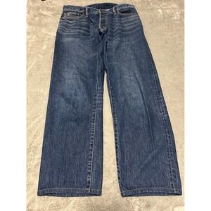 Todd snyder selvedge jeans straight fit mens button fly fit 35X29 whiskers